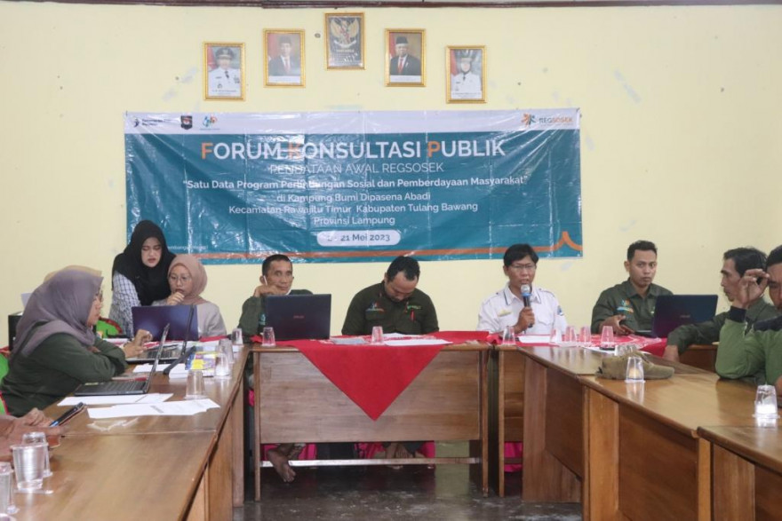 Kampung Bumi Dipasena Abadi Awali Kegiatan FKP Regsosek se Rawa Jitu Timur Tahun 2023