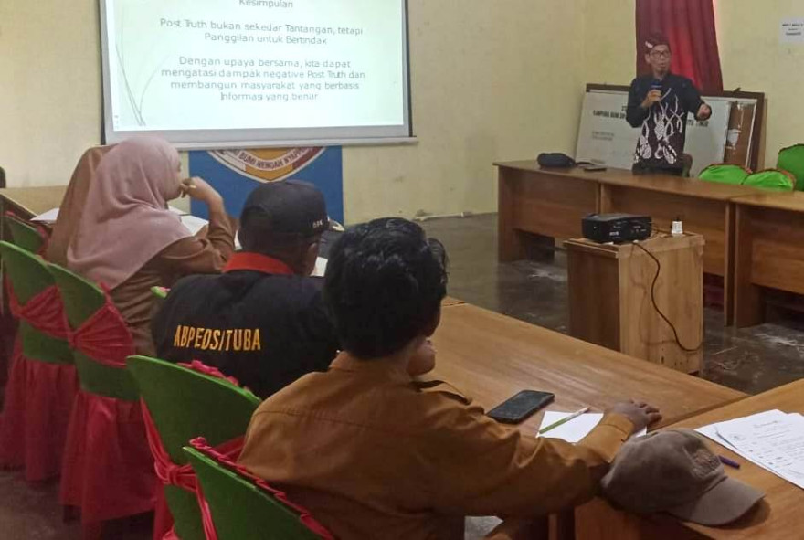 Tingkatkan Wawasan Menulis, Kampung Bumi Dipasena Abadi Gelar Pelatihan Jurnalistik